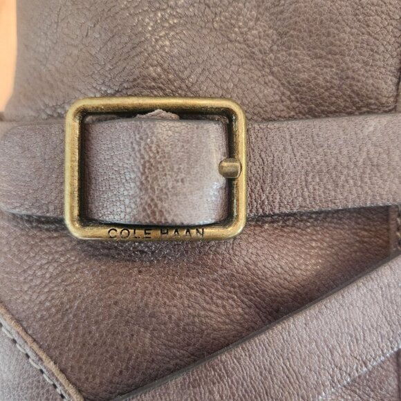 COLE HAAN GRAND OS BROWN BELTED ANKLE BOOTS - SIZE 7B - EUC - Picture 4 of 12